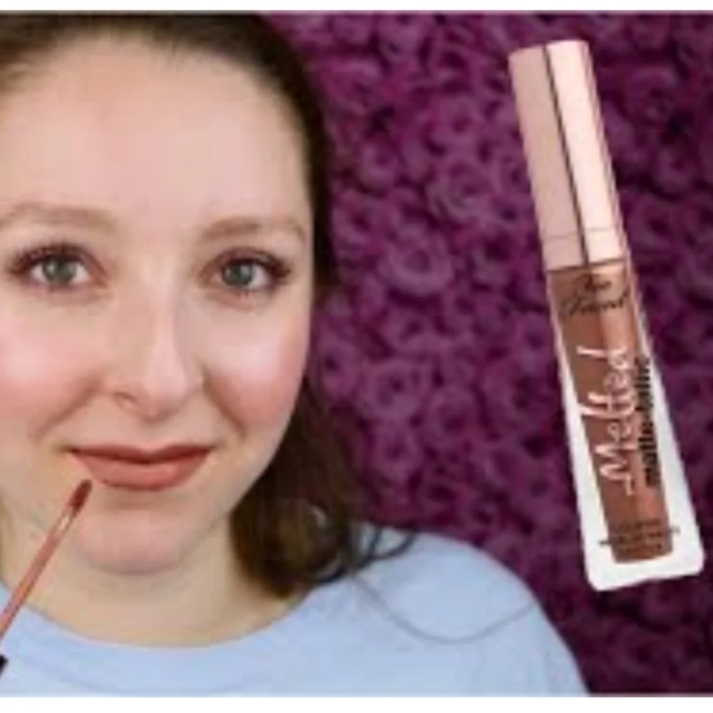 🌟HP🌟🧚‍♀️FAKING IT Too Faced DISCONTINUED Melted Metallic Lip NWT